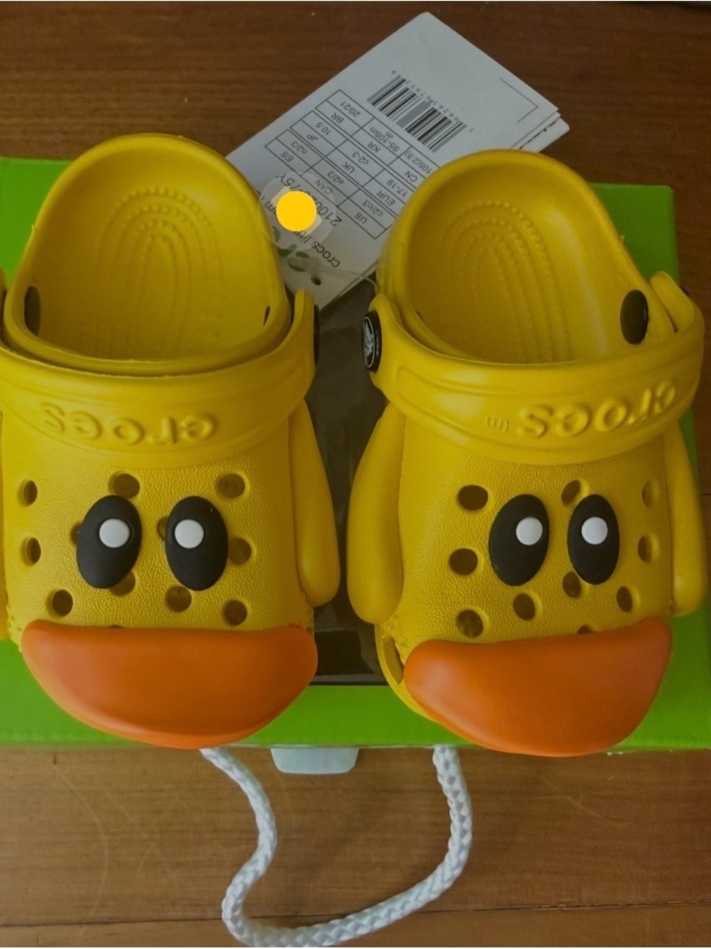 NIB/New Baby Crocs Littles Ducky Clogs Infant Size 2c/3c